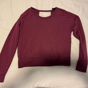 Purple NIKE Open Back Sweater